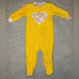 Baby’s Carter’s Footie One Piece with Heart Design